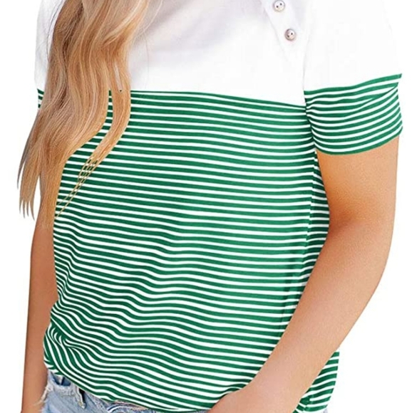Tops - Women's Summer Striped Color Tee
